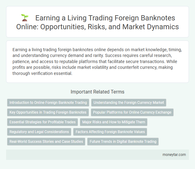 Earning a Living Trading Foreign Banknotes Online: Opportunities, Risks, and Market Dynamics