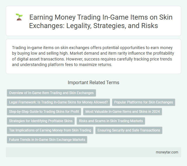 Earning Money Trading In-Game Items on Skin Exchanges: Legality, Strategies, and Risks