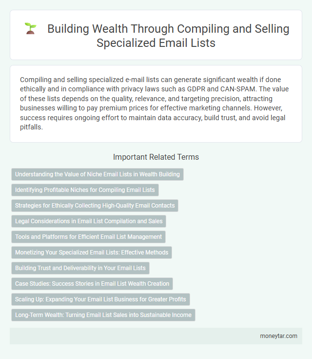 Building Wealth Through Compiling and Selling Specialized Email Lists