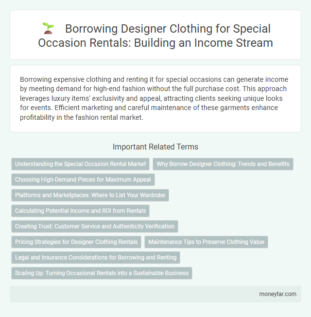 Borrowing Designer Clothing for Special Occasion Rentals: Building an Income Stream