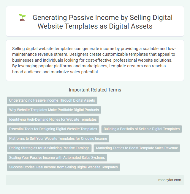 Generating Passive Income by Selling Digital Website Templates as Digital Assets