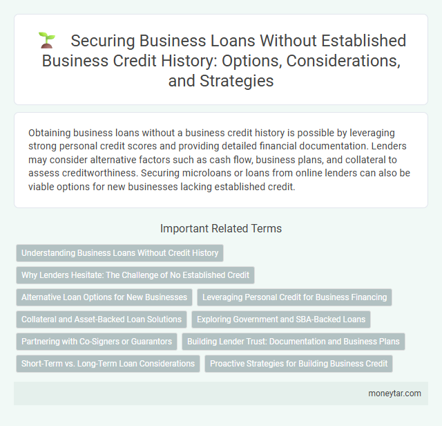 Securing Business Loans Without Established Business Credit History: Options, Considerations, and Strategies