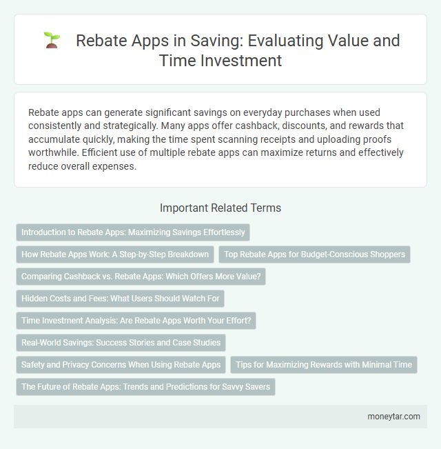 Rebate Apps in Saving: Evaluating Value and Time Investment