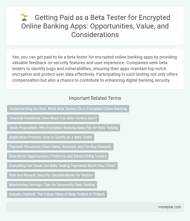 Getting Paid as a Beta Tester for Encrypted Online Banking Apps: Opportunities, Value, and Considerations