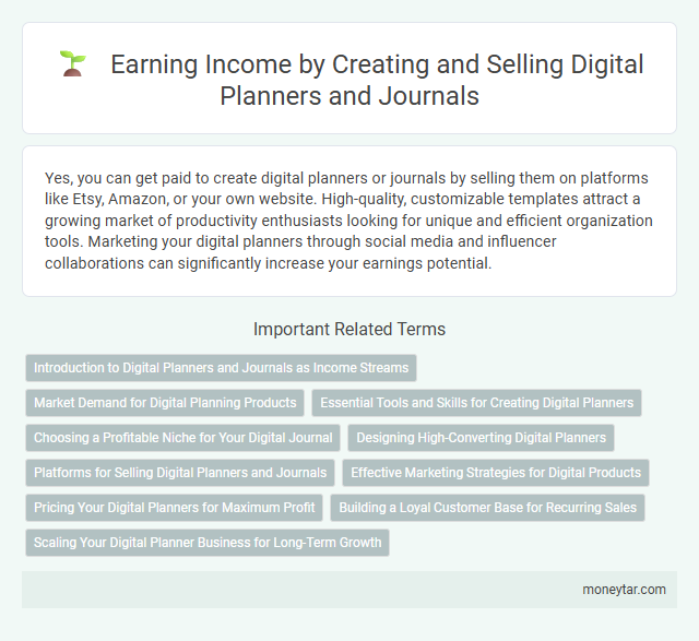 Earning Income by Creating and Selling Digital Planners and Journals