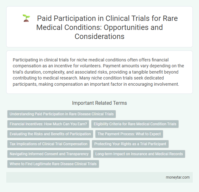 Paid Participation in Clinical Trials for Rare Medical Conditions: Opportunities and Considerations