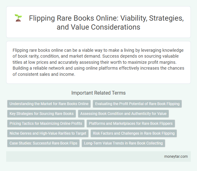 Flipping Rare Books Online: Viability, Strategies, and Value Considerations