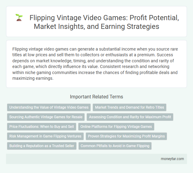Flipping Vintage Video Games: Profit Potential, Market Insights, and Earning Strategies