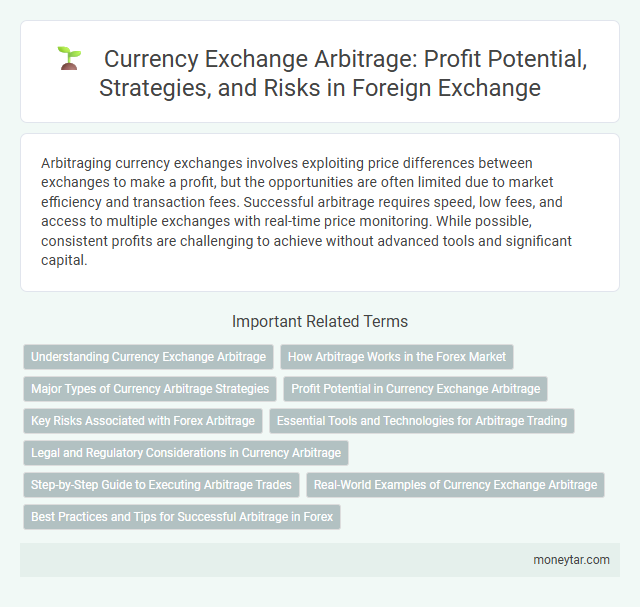 Currency Exchange Arbitrage: Profit Potential, Strategies, and Risks in Foreign Exchange