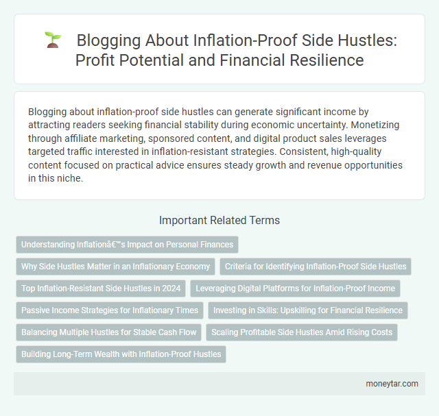 Blogging About Inflation-Proof Side Hustles: Profit Potential and Financial Resilience
