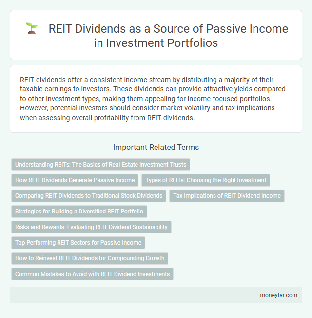 REIT Dividends as a Source of Passive Income in Investment Portfolios