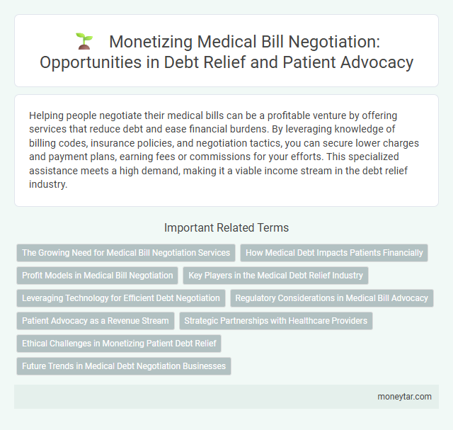 Monetizing Medical Bill Negotiation: Opportunities in Debt Relief and Patient Advocacy