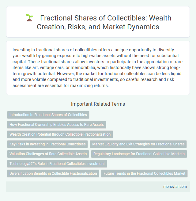 Fractional Shares of Collectibles: Wealth Creation, Risks, and Market Dynamics