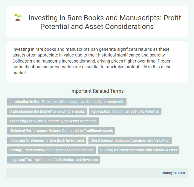 Investing in Rare Books and Manuscripts: Profit Potential and Asset Considerations