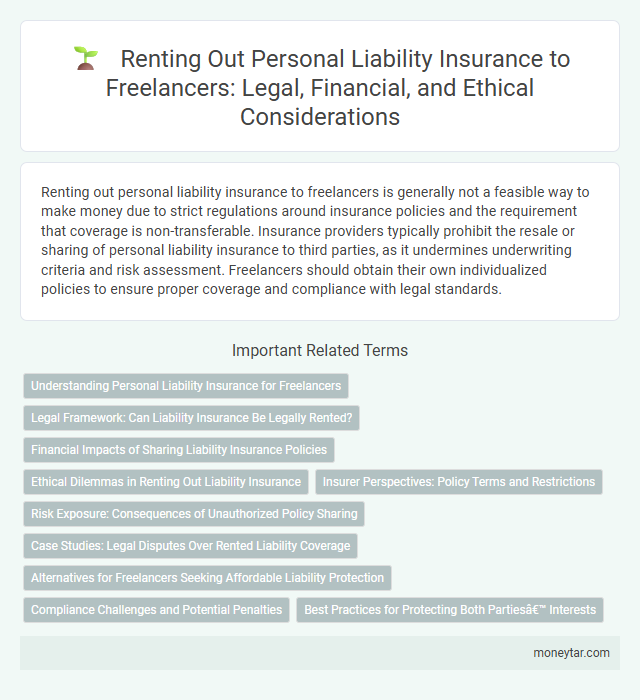 Renting Out Personal Liability Insurance to Freelancers: Legal, Financial, and Ethical Considerations