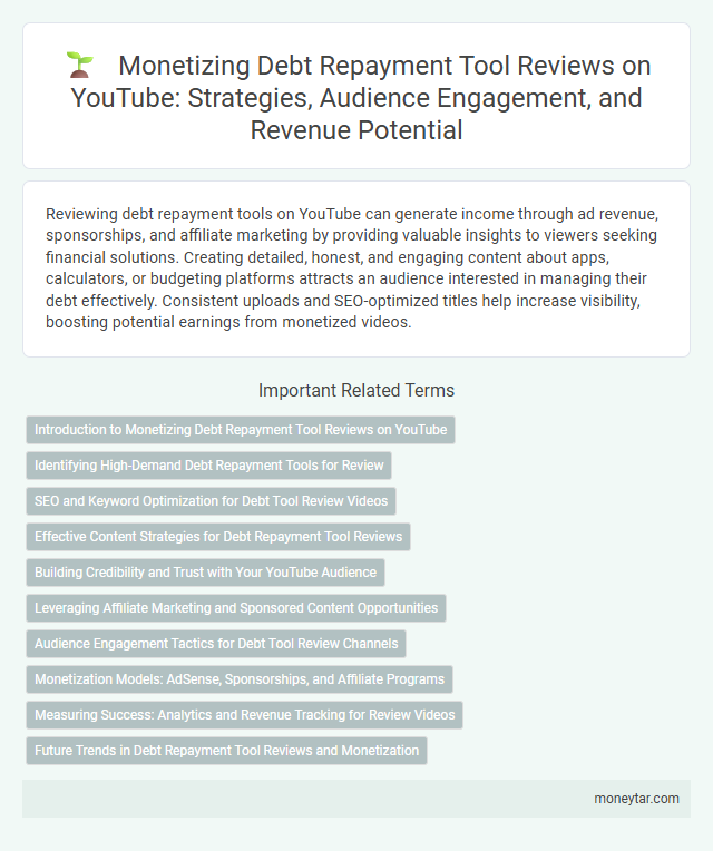 Monetizing Debt Repayment Tool Reviews on YouTube: Strategies, Audience Engagement, and Revenue Potential