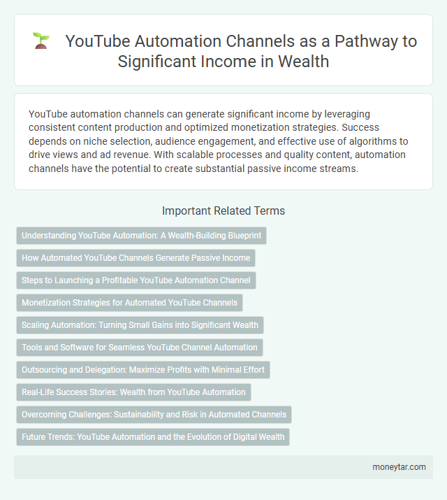 YouTube Automation Channels as a Pathway to Significant Income in Wealth