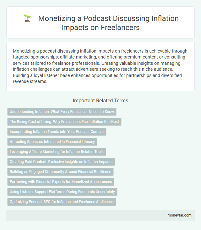 Monetizing a Podcast Discussing Inflation Impacts on Freelancers