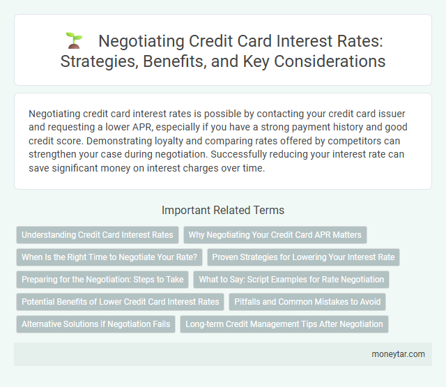 Negotiating Credit Card Interest Rates: Strategies, Benefits, and Key Considerations