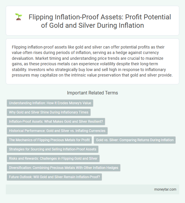 Flipping Inflation-Proof Assets: Profit Potential of Gold and Silver During Inflation