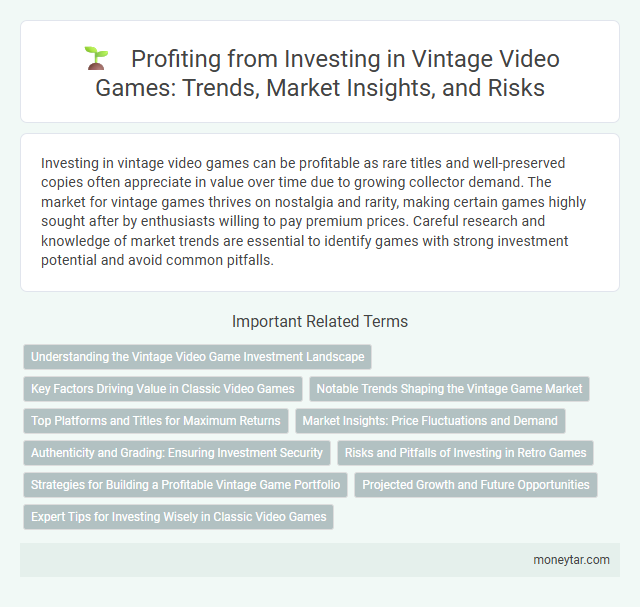 Profiting from Investing in Vintage Video Games: Trends, Market Insights, and Risks