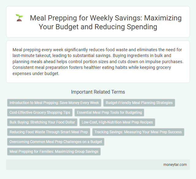 Meal Prepping for Weekly Savings: Maximizing Your Budget and Reducing Spending