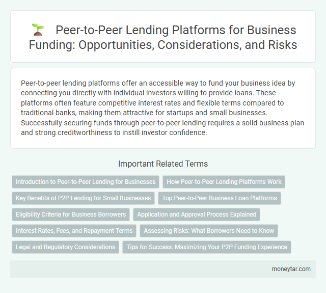 Peer-to-Peer Lending Platforms for Business Funding: Opportunities, Considerations, and Risks