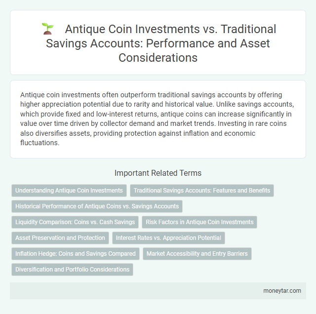 Antique Coin Investments vs. Traditional Savings Accounts: Performance and Asset Considerations