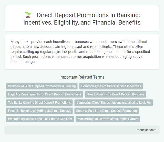 Direct Deposit Promotions in Banking: Incentives, Eligibility, and Financial Benefits