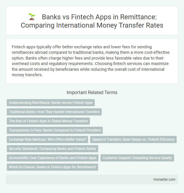 Banks vs Fintech Apps in Remittance: Comparing International Money Transfer Rates