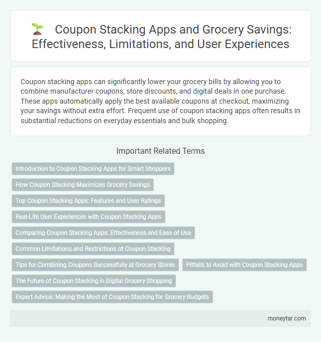 Coupon Stacking Apps and Grocery Savings: Effectiveness, Limitations, and User Experiences