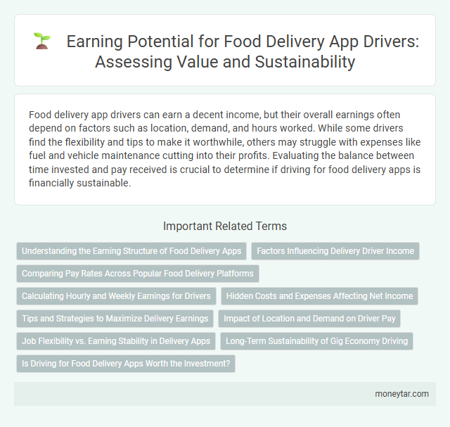 Earning Potential for Food Delivery App Drivers: Assessing Value and Sustainability