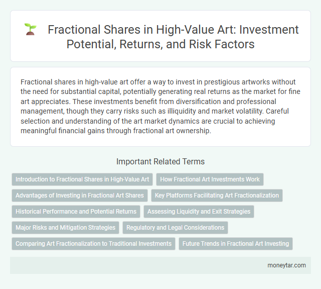 Fractional Shares in High-Value Art: Investment Potential, Returns, and Risk Factors