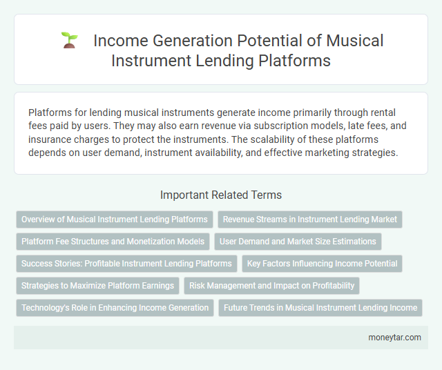 Income Generation Potential of Musical Instrument Lending Platforms