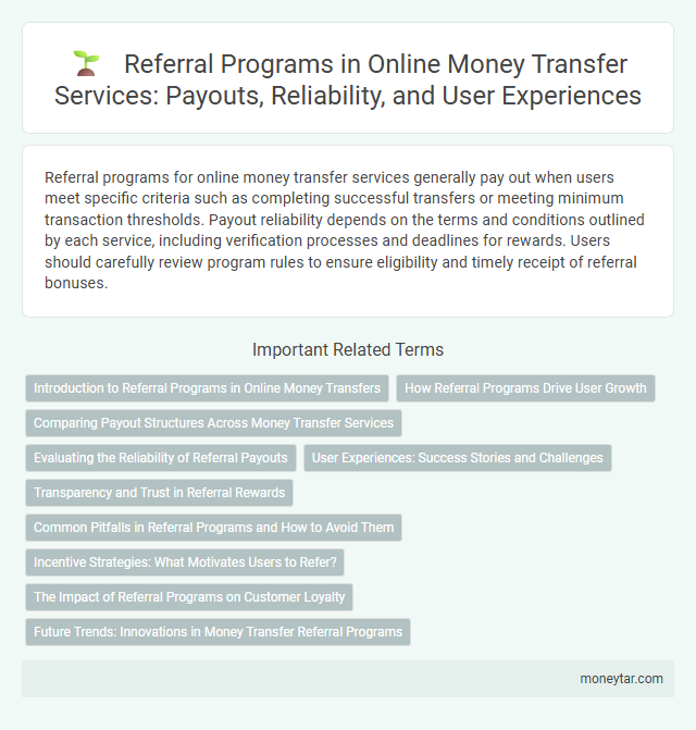 Referral Programs in Online Money Transfer Services: Payouts, Reliability, and User Experiences