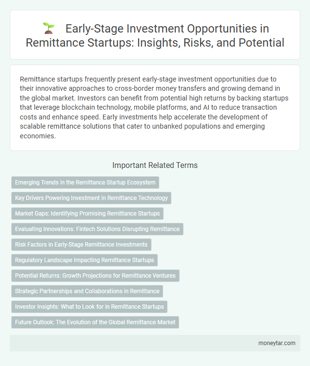Early-Stage Investment Opportunities in Remittance Startups: Insights, Risks, and Potential