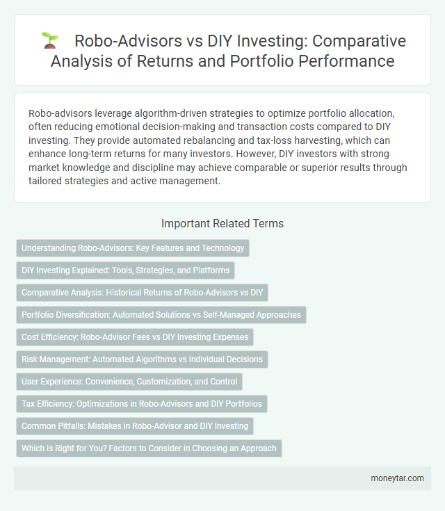 Robo-Advisors vs DIY Investing: Comparative Analysis of Returns and Portfolio Performance