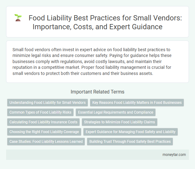 Food Liability Best Practices for Small Vendors: Importance, Costs, and Expert Guidance