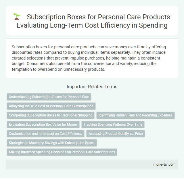 Subscription Boxes for Personal Care Products: Evaluating Long-Term Cost Efficiency in Spending