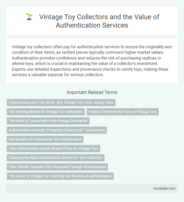 Vintage Toy Collectors and the Value of Authentication Services