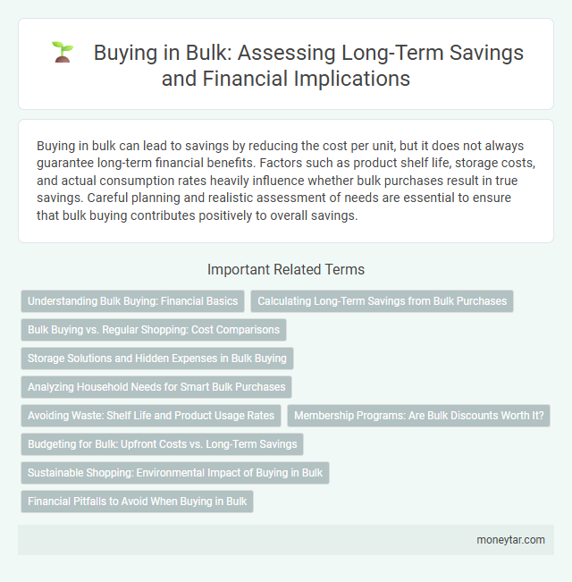 Buying in Bulk: Assessing Long-Term Savings and Financial Implications