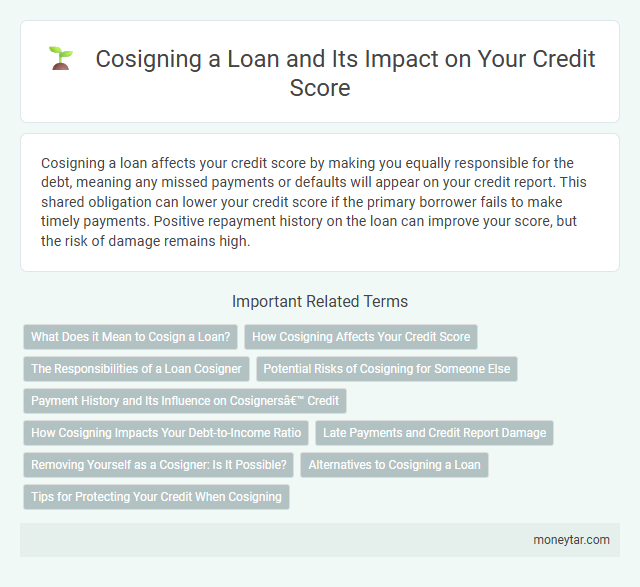 Cosigning a Loan and Its Impact on Your Credit Score