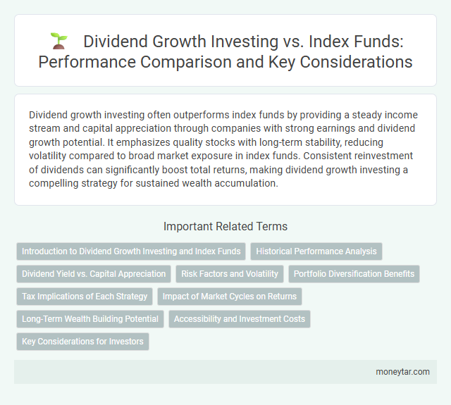 Dividend Growth Investing vs. Index Funds: Performance Comparison and Key Considerations