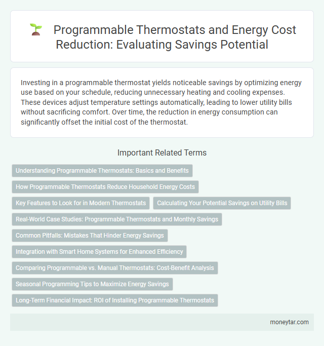 Programmable Thermostats and Energy Cost Reduction: Evaluating Savings Potential