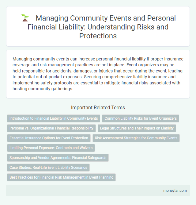 Managing Community Events and Personal Financial Liability: Understanding Risks and Protections