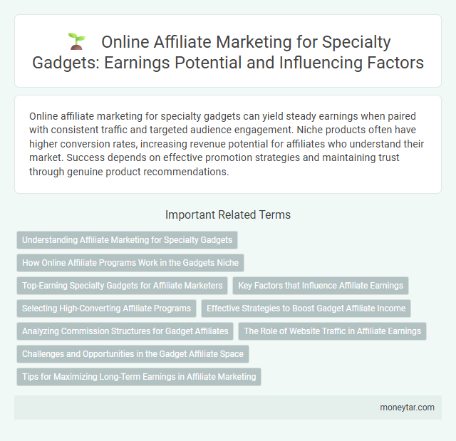 Online Affiliate Marketing for Specialty Gadgets: Earnings Potential and Influencing Factors