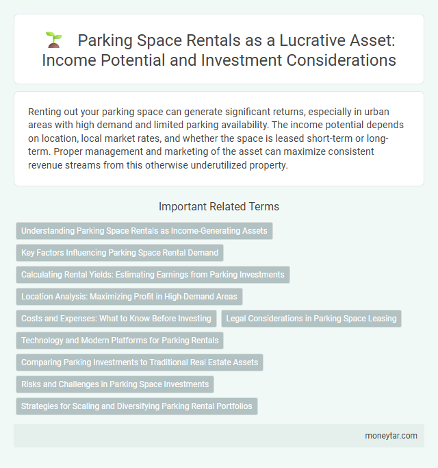 Parking Space Rentals as a Lucrative Asset: Income Potential and Investment Considerations