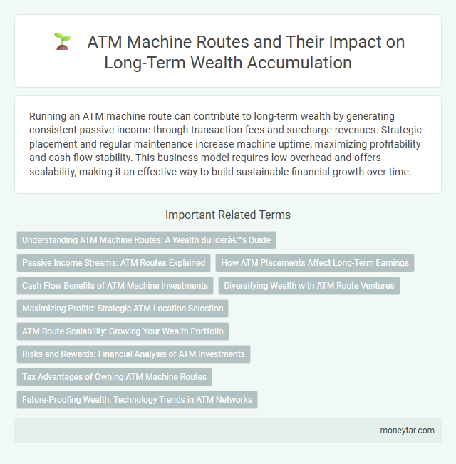 ATM Machine Routes and Their Impact on Long-Term Wealth Accumulation