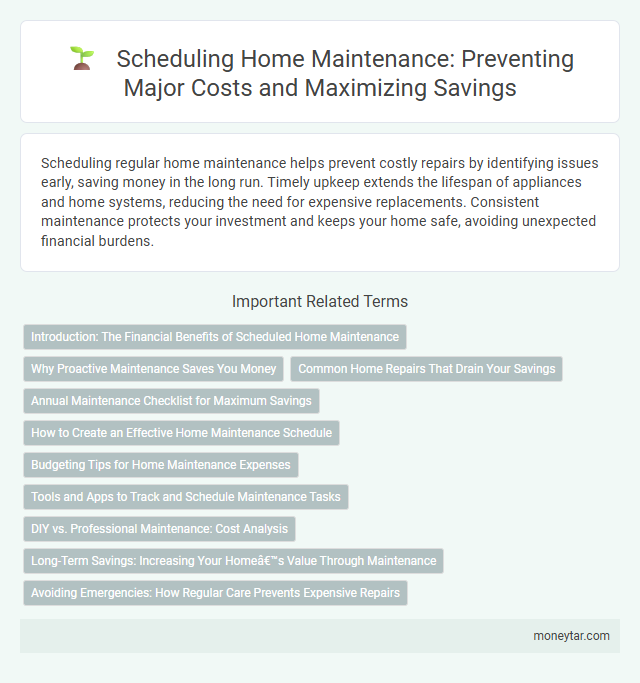 Scheduling Home Maintenance: Preventing Major Costs and Maximizing Savings