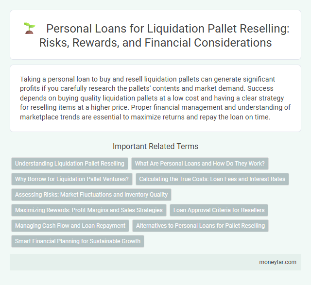 Personal Loans for Liquidation Pallet Reselling: Risks, Rewards, and Financial Considerations